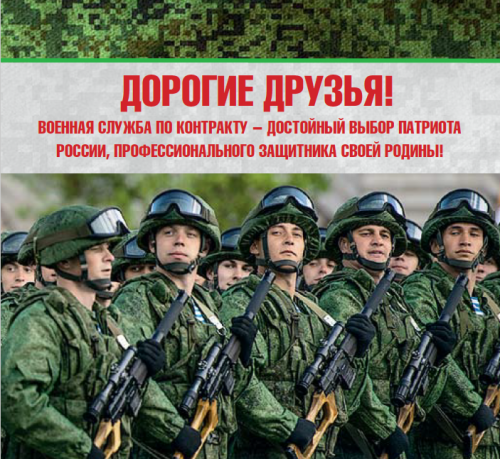 Информация  о требованиях,  предъявляемых  к гражданам, изъявившим желание поступить на военную службу по контракту в Вооруженные Силы Российской Федерации для.