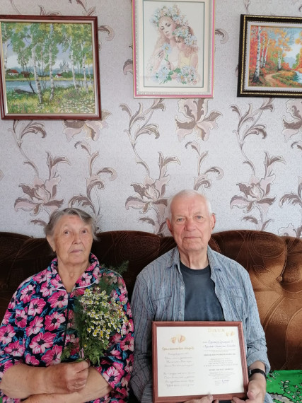 Чествование юбилейных пар на станции Ребриха. Чествование юбилейных пар на станции Ребриха.